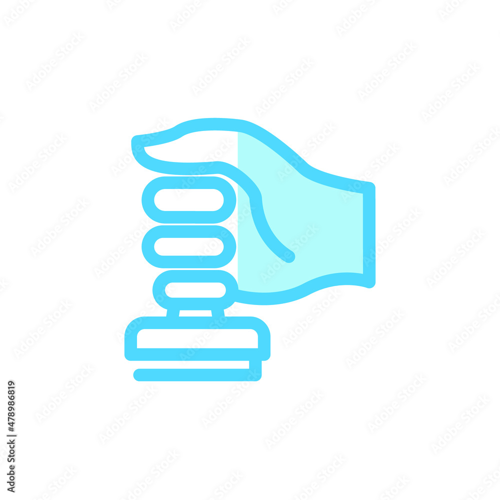 Illustration Vector graphic of stamp icon Illustration Vector graphic of stamp icon