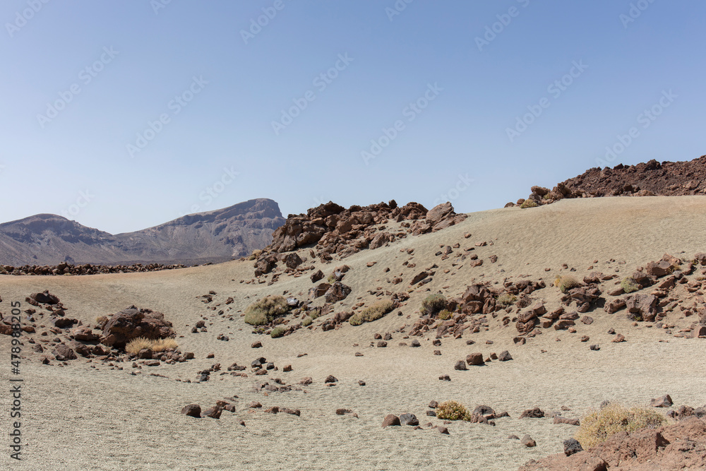 Volcanic landscape of the Canary Islands, Spain Volcanic landscape of the Canary Islands, Spain