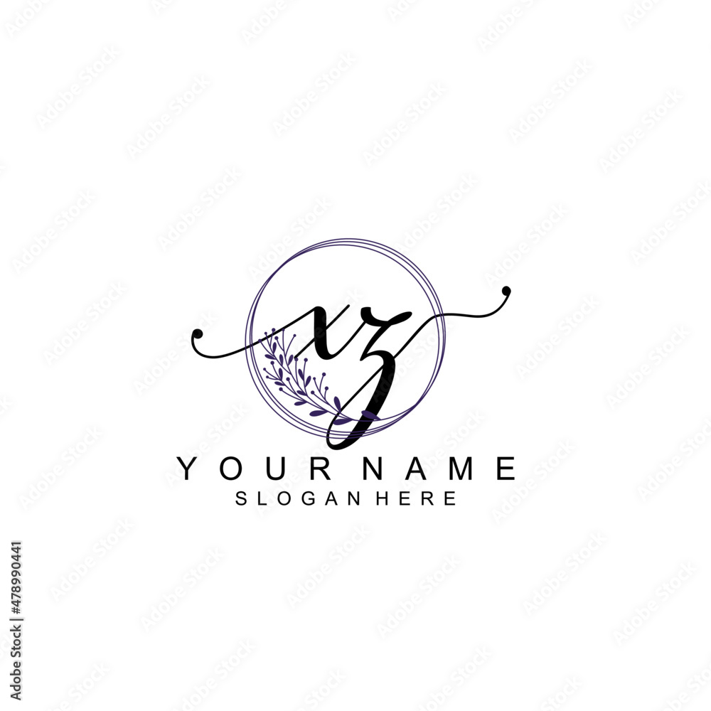 XZ initial Luxury logo design collection XZ initial Luxury logo design collection