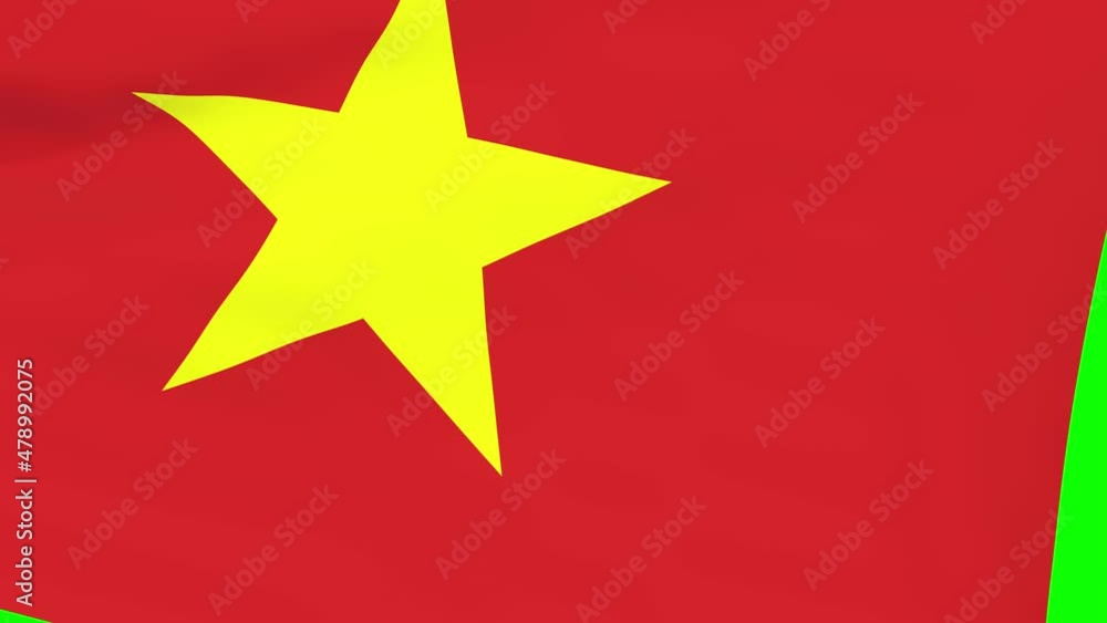 Vietnamese waving flag transition 4k and 1080 HD seamless loop animation. 3d animation over green screen chroma key for video transition. Realistic Flag of Vietnam. Flag 3d rendering for video Vietnamese waving flag transition 4k and 1080 HD seamless loop animation. 3d animation over green screen chroma key for video transition. Realistic Flag of Vietnam. Flag 3d rendering for video