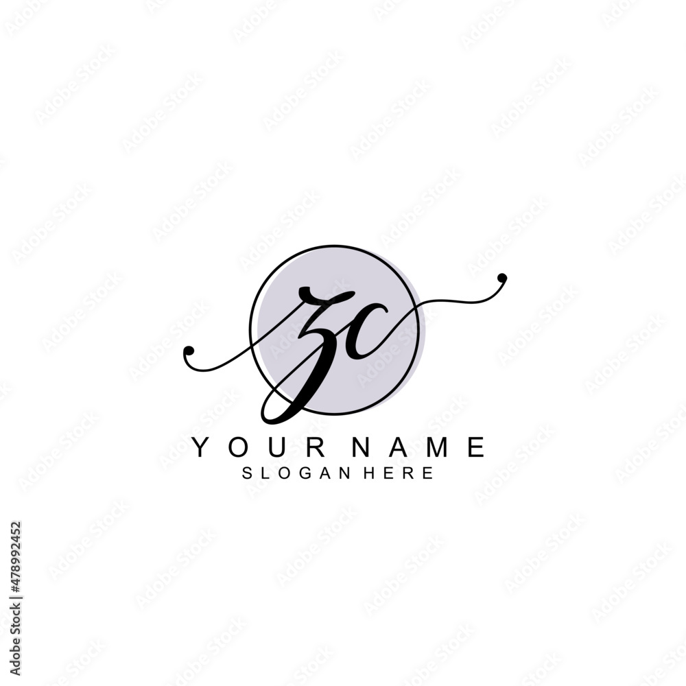 ZC initial Luxury logo design collection ZC initial Luxury logo design collection