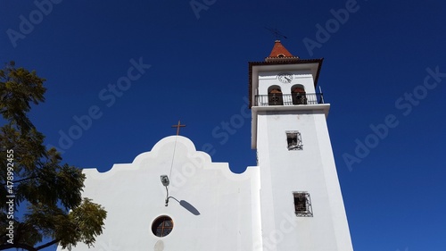 white church kirche Spain