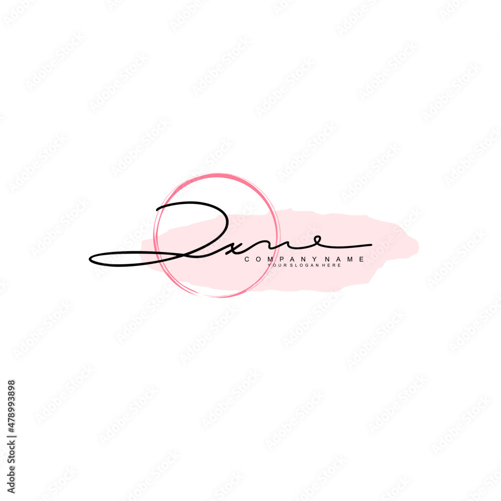 ZX initial Signature logo template vector ZX initial Signature logo template vector