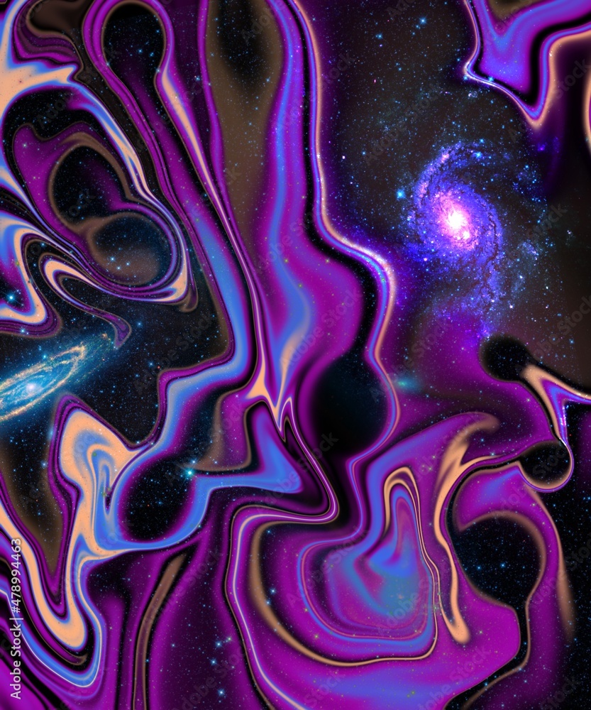 Obraz premium swirl trippy wallpaper abstract art