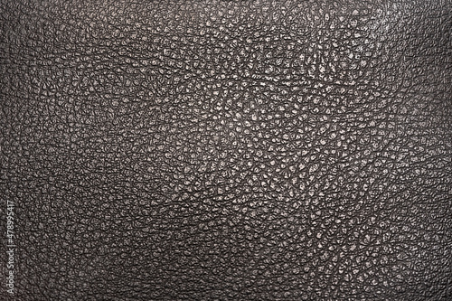synthetic leather surface in black with micro-relief texture