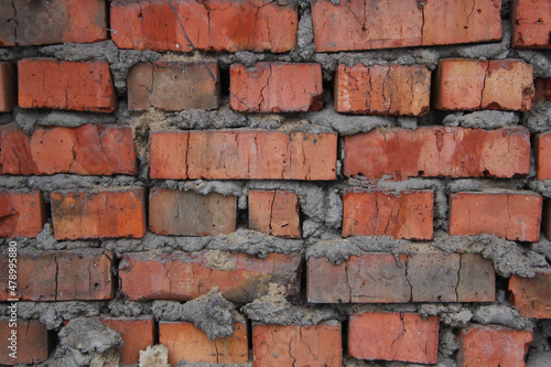 Brick wall texture for insertion. Blank space