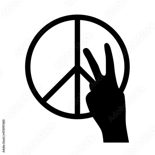 A Vector of Peace Symbol Design