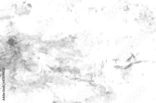 Vector grunge vintage halftone texture. Abstract dots texture background. 