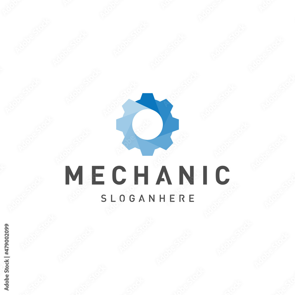 modern gear logo design vector modern gear logo design vector