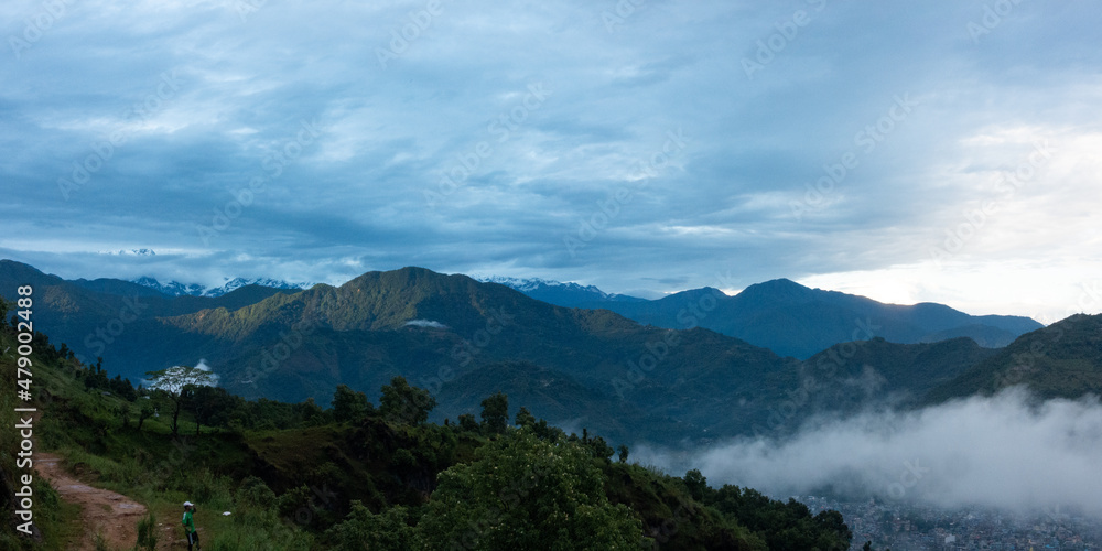 Clouds over Pokhara