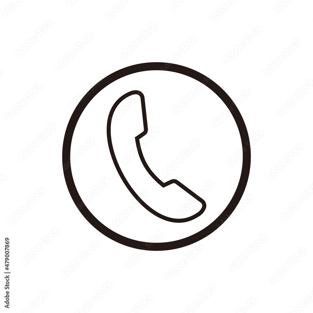 Phone icon vector. Call icon vector. Telephone icon sign