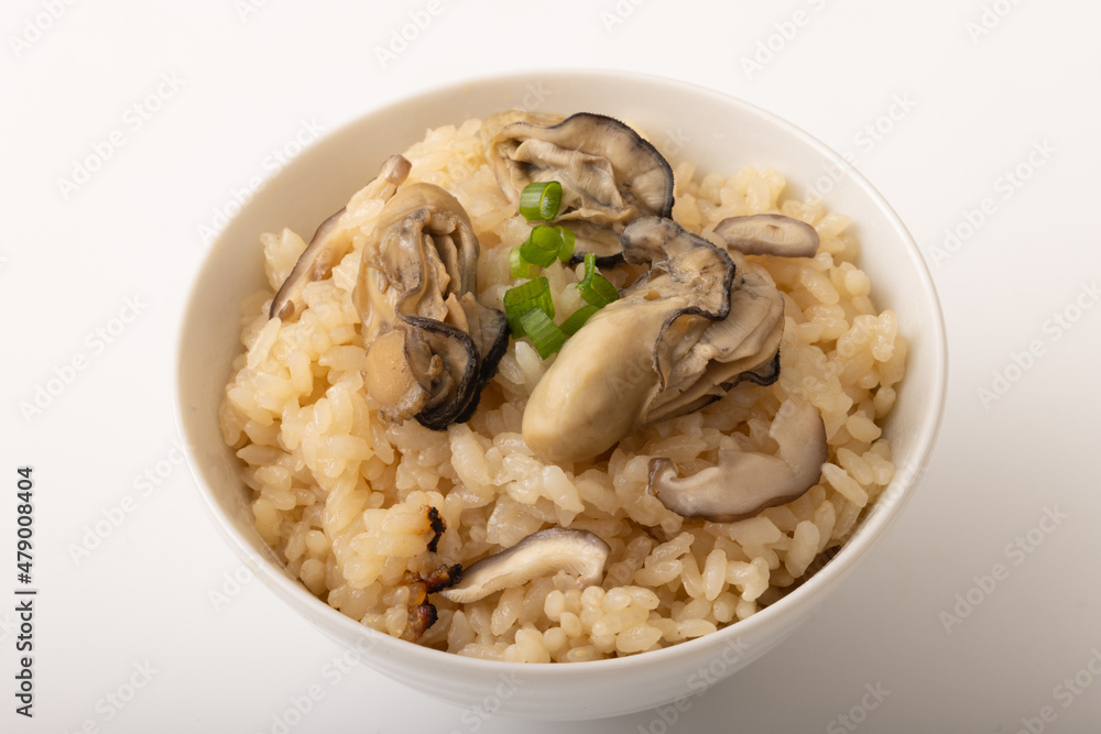 牡蠣飯 牡蠣の炊き込みご飯 牡蠣飯 牡蠣の炊き込みご飯