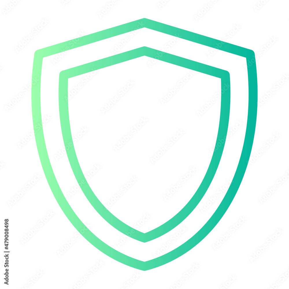 shield gradient icon shield gradient icon