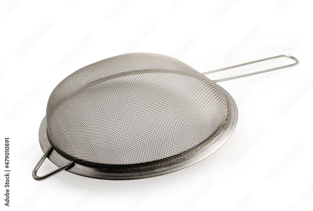 Kitchen sieve isolated on white background