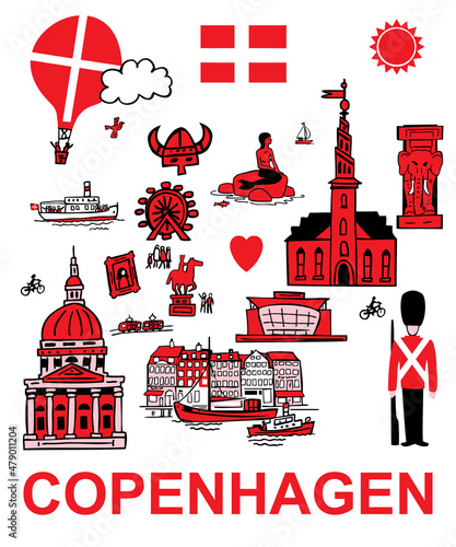 Photography Copenhagen Red And White