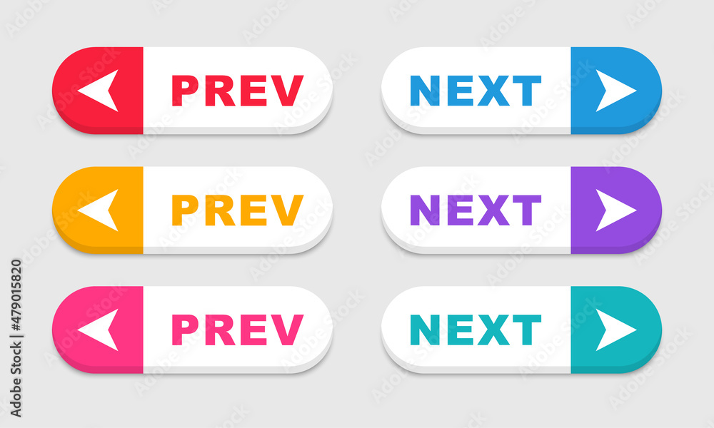 Next And Previous Icons