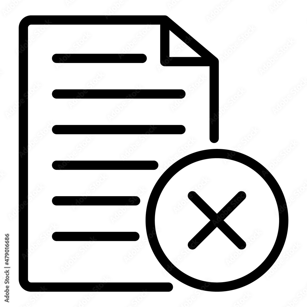Document Flat Icon Isolated On White Background Document Flat Icon Isolated On White Background