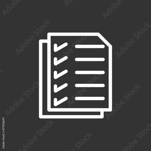 Work List Icon  