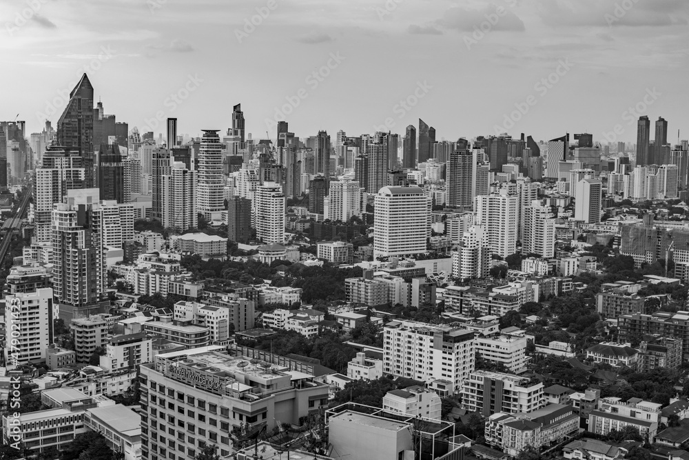 The Cityscape of Bangkok Thailand Southeast Asia