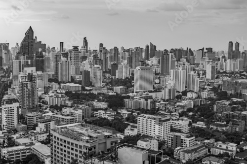 The Cityscape of Bangkok Thailand Southeast Asia