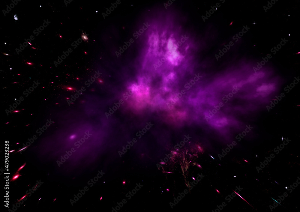 Obraz premium Being shone nebula