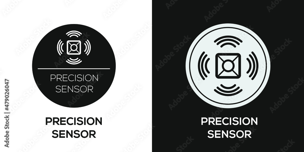 Obraz premium Creative (Precision sensors) Icon, Vector sign.