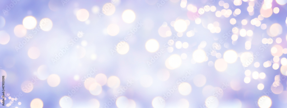 Christmas background - violet background with bokeh