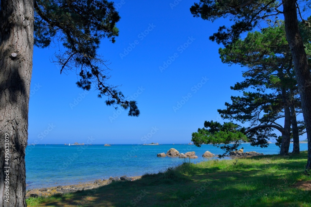 Beautiful seascape in Brittany - France Beautiful seascape in Brittany - France