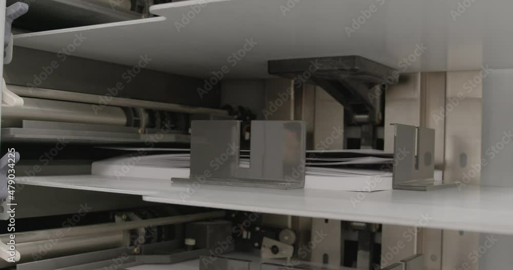 Printing house.Printing house and bindery. Professional production line. Printing machines Printing house.Printing house and bindery. Professional production line. Printing machines