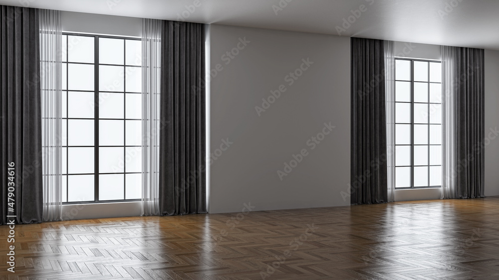 Illustration 3D rendering large luxury modern bright interiors Living room mockup computer digitally generated image Illustration 3D rendering large luxury modern bright interiors Living room mockup computer digitally generated image