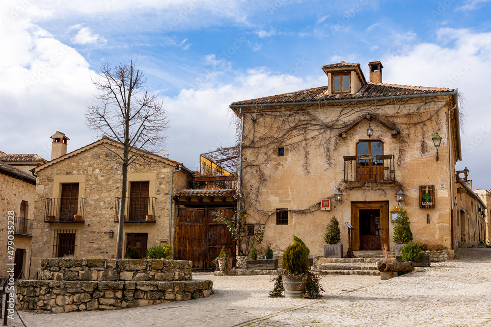 details of the historic buildings of the city of Pedraza in the province of Segovia details of the historic buildings of the city of Pedraza in the province of Segovia