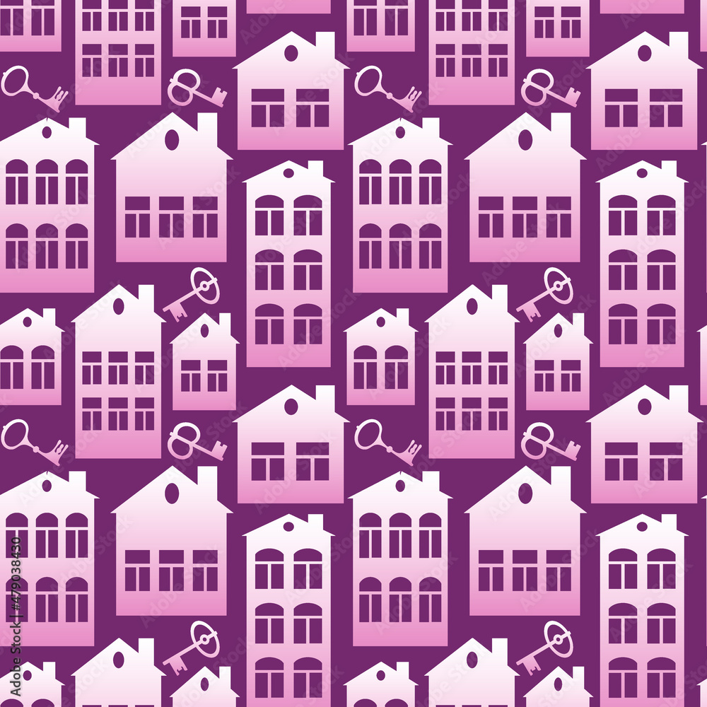 real estate (rent or sale) - houses and keys. Design element. architecture, minimalism real estate (rent or sale) - houses and keys. Design element. architecture, minimalism