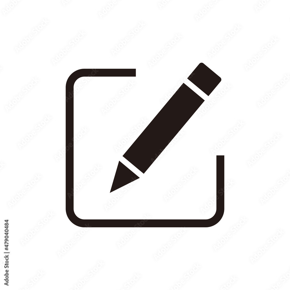 Edit icon vector. Pencil icon. sign up Icon vector symbol Edit icon vector. Pencil icon. sign up Icon vector symbol