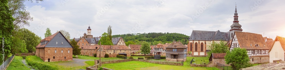 Typical German town of Büdingen in Hesse
