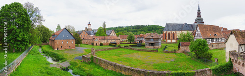Typical German town of Büdingen in Hesse photo