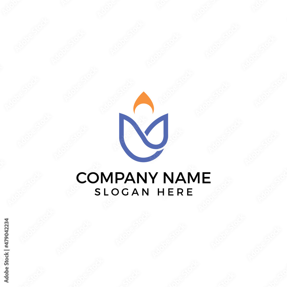 Fototapeta premium lotus spa or coaching logo