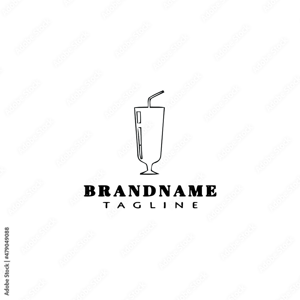 glasses logo cartoon black icon isolated vector illustration