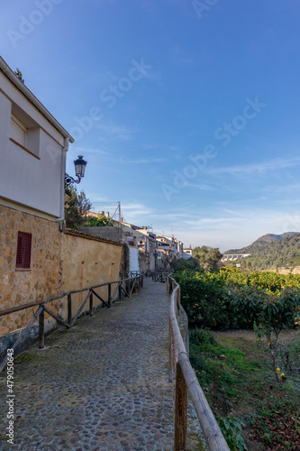 Urban center of the municipality of Algar de Palancia  Valencian community  Close to Valencia Spain. Spain.