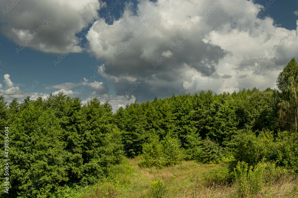 landscape with sky and clouds