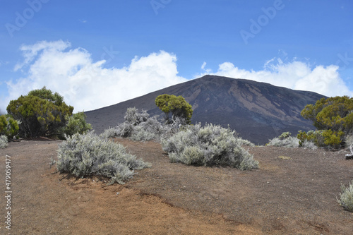 Piton de la Fournaise, île de la réunion. Océan Indien photo