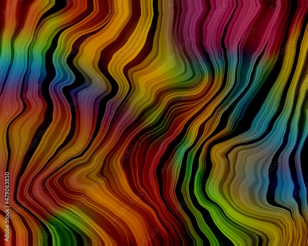 dark background with modern alcohol ink texture forming linear abstract waves of all colors, ink texture dark background with modern alcohol ink texture forming linear abstract waves of all colors, ink texture