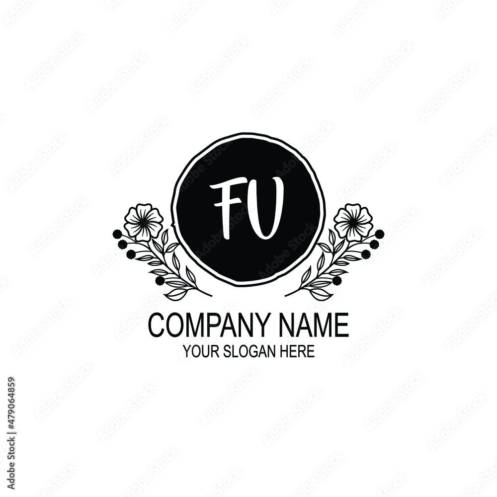 FV initial hand drawn wedding monogram logos FV initial hand drawn wedding monogram logos