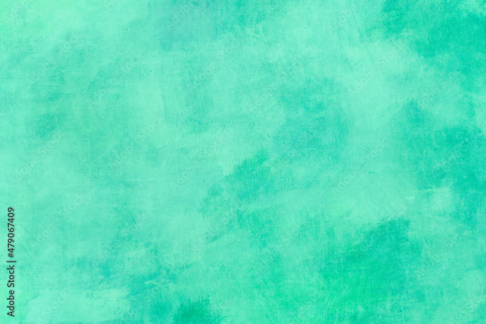 Green aquamarine grunge background