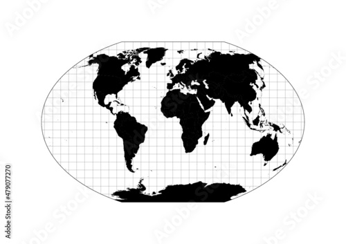 Winkel tripel projection of the world