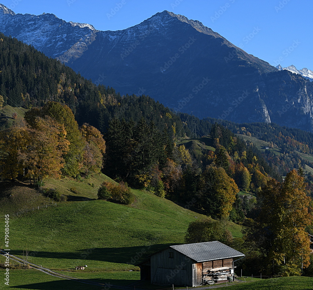suisse alpine en automne