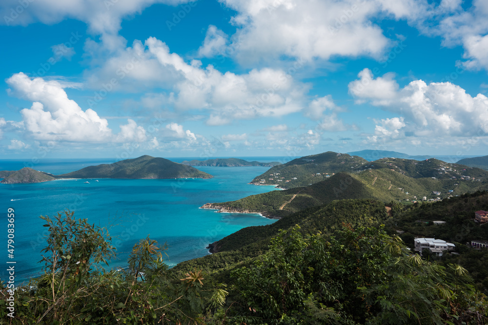 view of the sea and mountains