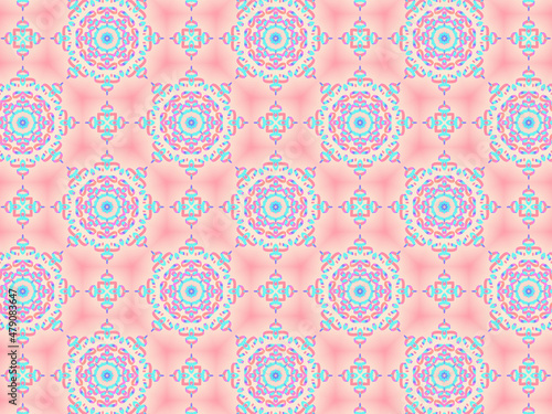 Exquisite and delicate pink lacy patterns for fabric, packaging, wrapping paper and stationery. Repeating fashion print on a blush nude background.
