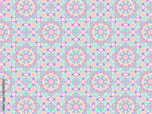 Exquisite and delicate pink lacy patterns for fabric, packaging, wrapping paper and stationery. Repeating fashion print on a blush nude background.