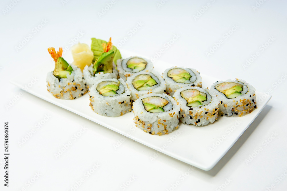California Roll Sushi Stock Photo | Adobe Stock