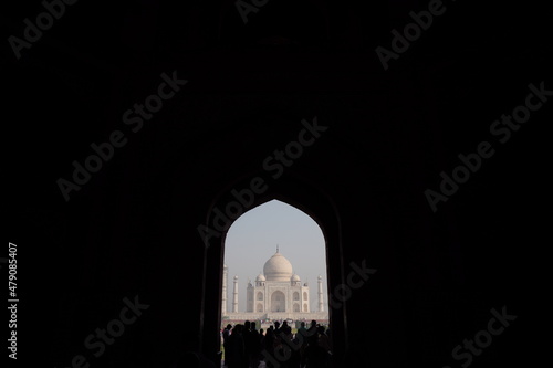 Majestic views of Taj Mahal